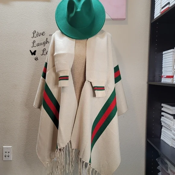 Cream- Stylish Warm Cashmere/Shawl for women - Picture 5 of 7